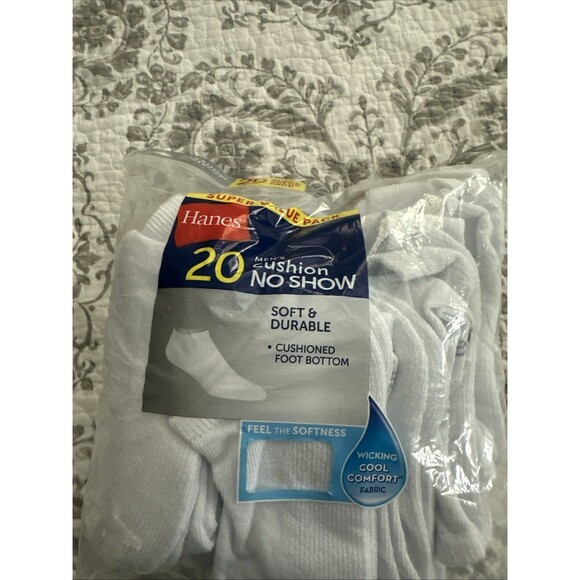 Men’s Socks. 20 Socks In Package Hanes - Picture 1 of 2